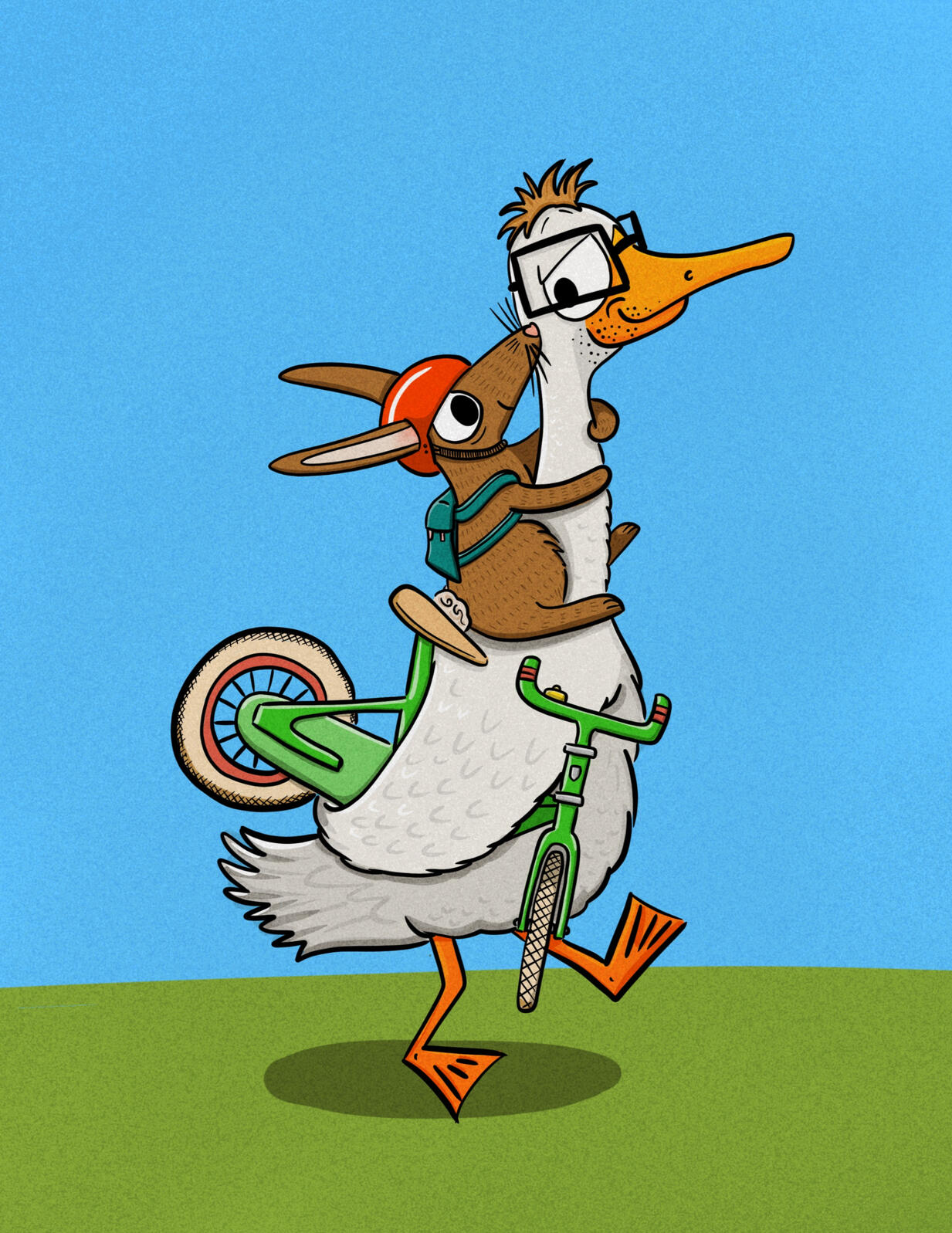 An illustration created for Thortful greetings cards